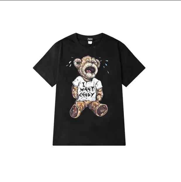 Новинка 2018 модная летняя мужская футболка с принтом в виде коротких надписей I want