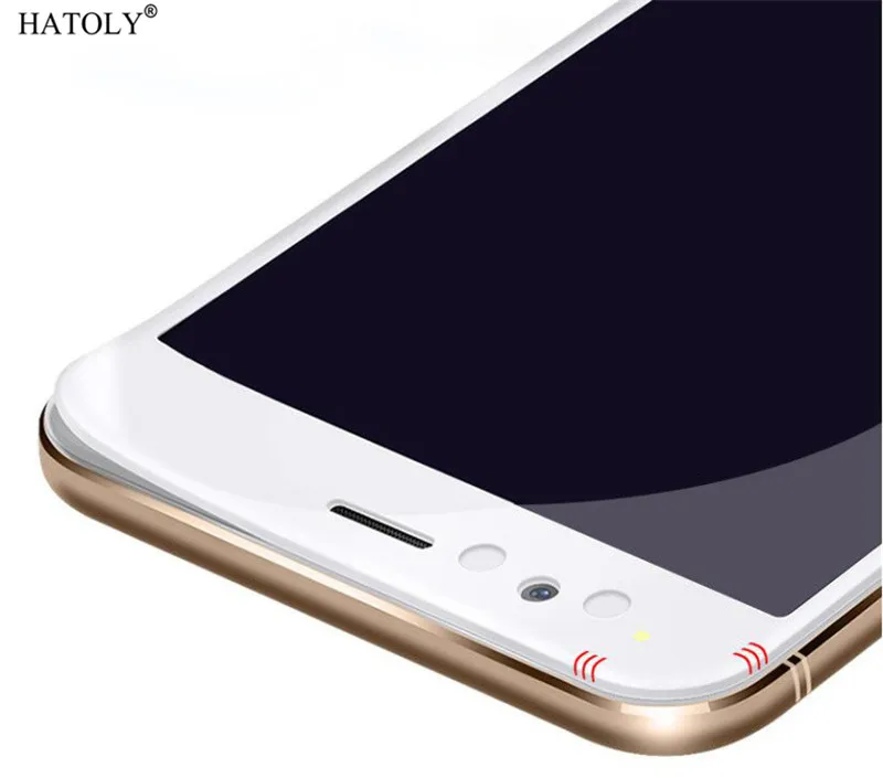 2 шт. Защитное стекло для экрана Oppo R11 Plus полное покрытие закаленное HATOLY|Защитные