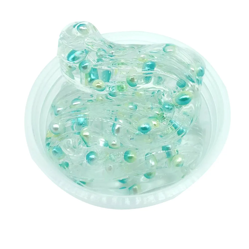 Красочные Бусины сделай сам прозрачная слизи игрушки шпатлевка