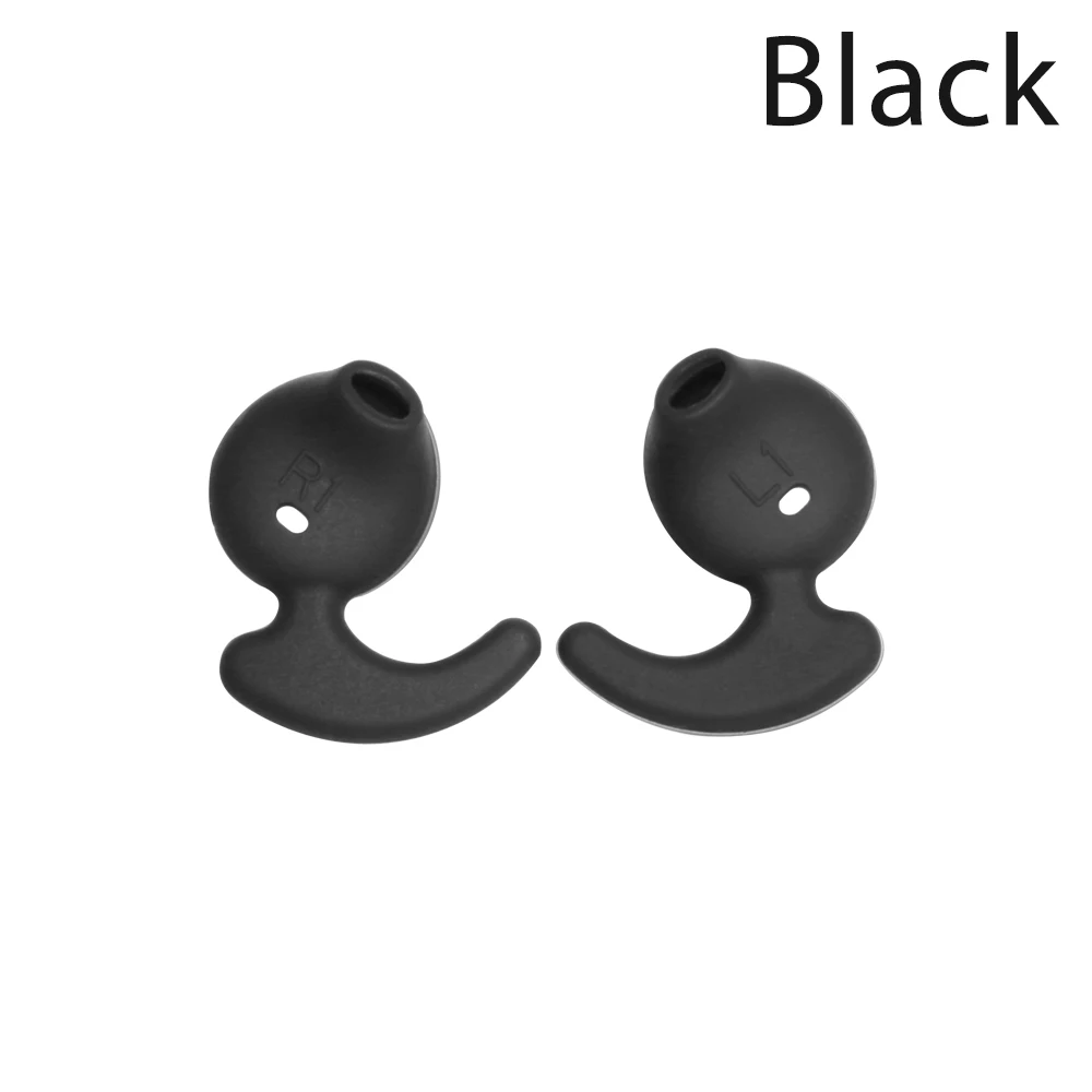 black Новинка, 1 пара, вставные силиконовые наушники, вкладыши, мягкие противоударные наушники, Аксессуары для samsung S6, уровень U EO-BG920 - Цвет: black