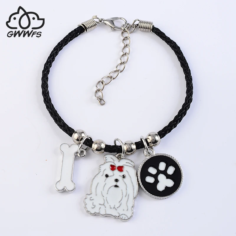 Браслеты шармы для домашних питомцев из Мальтийского сплава|bangles for women|wrap braceletdog