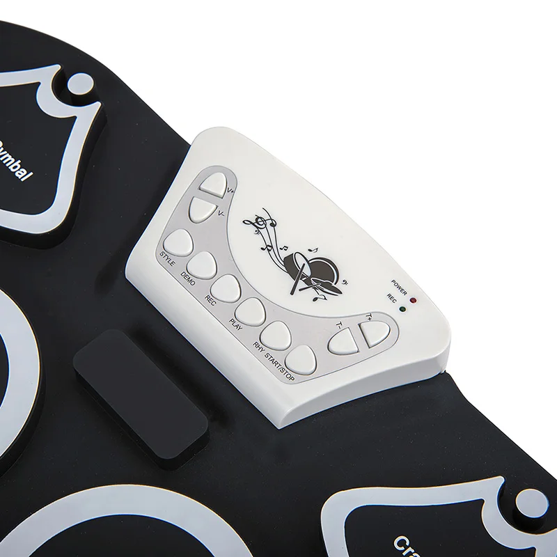 Новый электронный рулонный барабан Pad Kit Портативный Силиконовый складной с