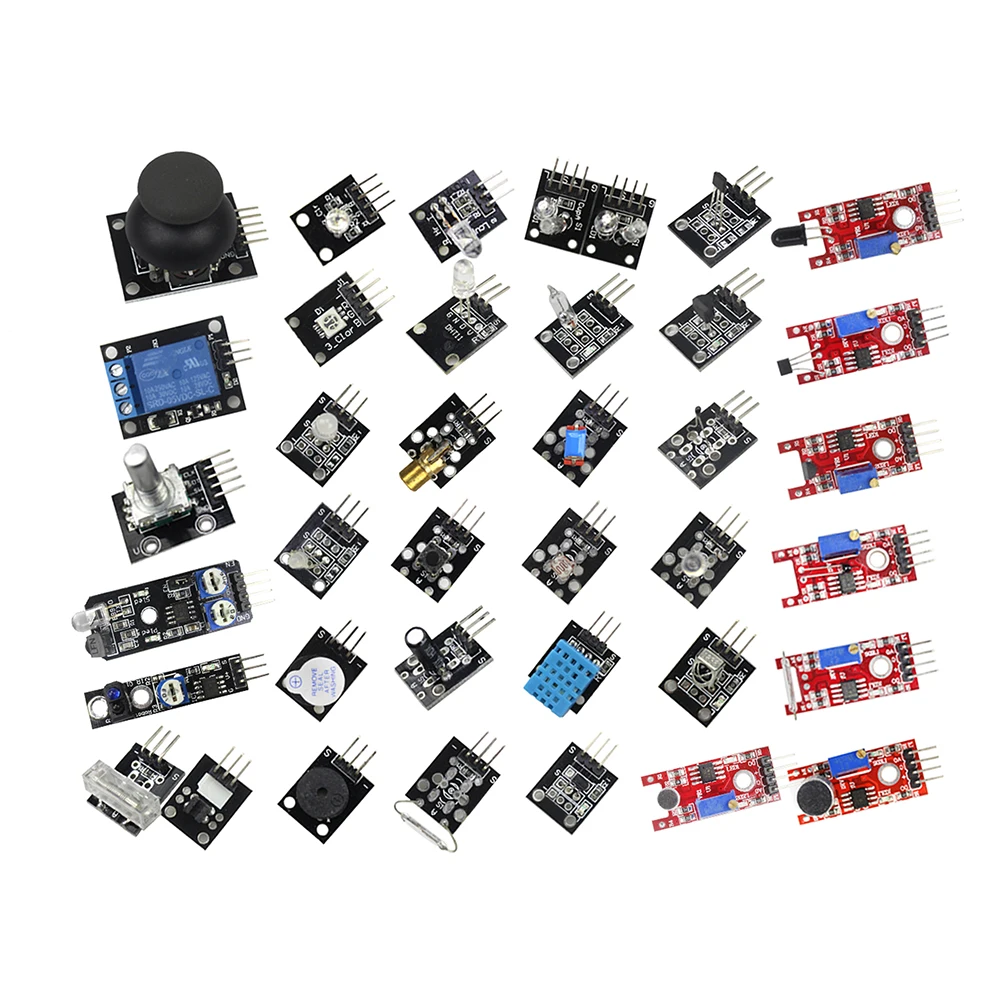 

10 комплектов горячая Распродажа 37в1 37 в 1 набор датчиков для Arduino DIY Kit
