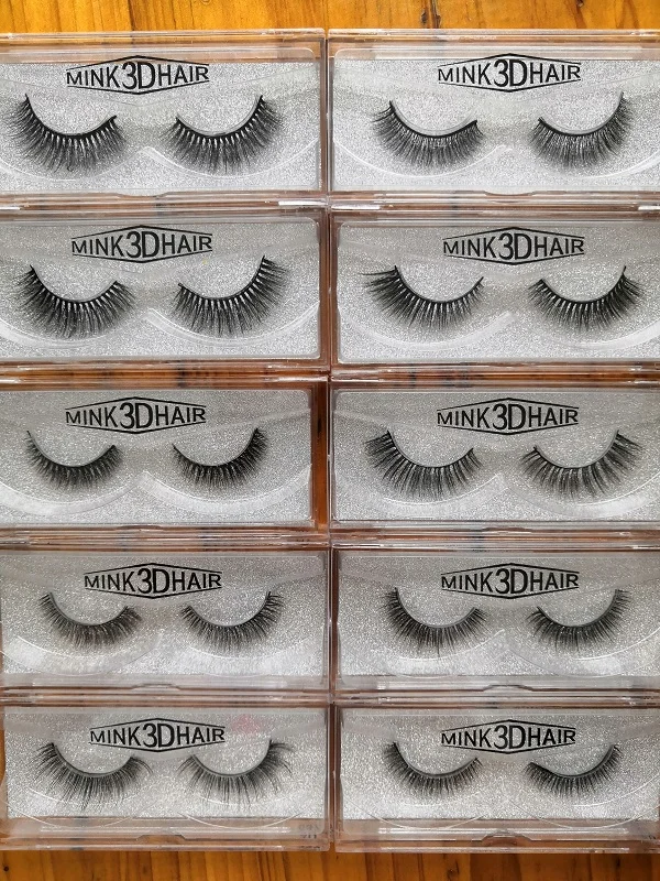 New band DOCOCER Mink Lashes 3D False Eyelashes Long Lasting Natural &amp Lightweight 1 pair Packaging | Красота и здоровье