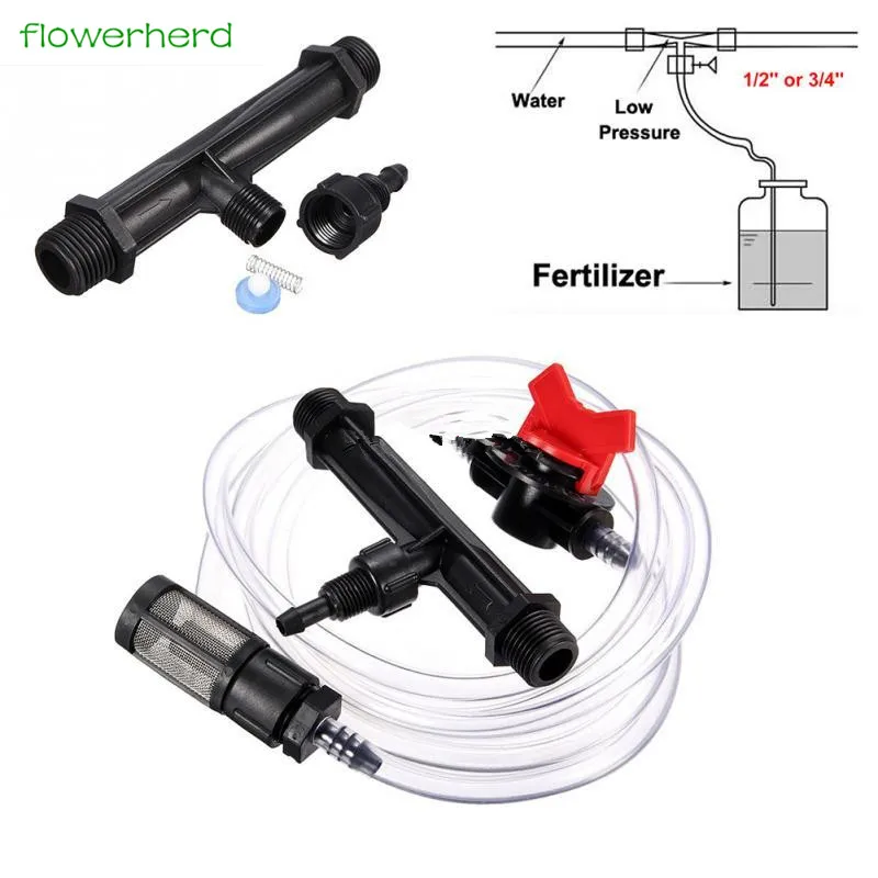 

1/2inch Irrigation Venturi Fertilizer Injectors Device Water Tube
