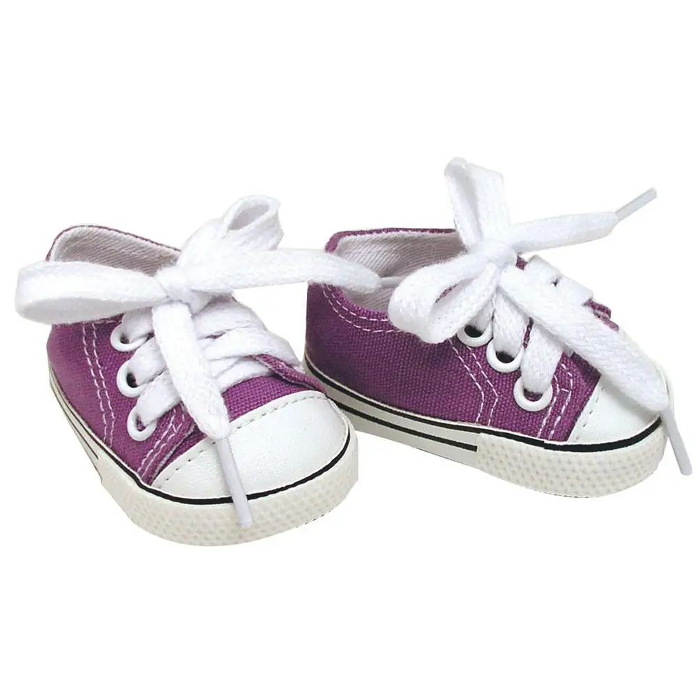 9 Цвета парусиновая обувь с шнурки для 18 дюймовой куклы американская девушка