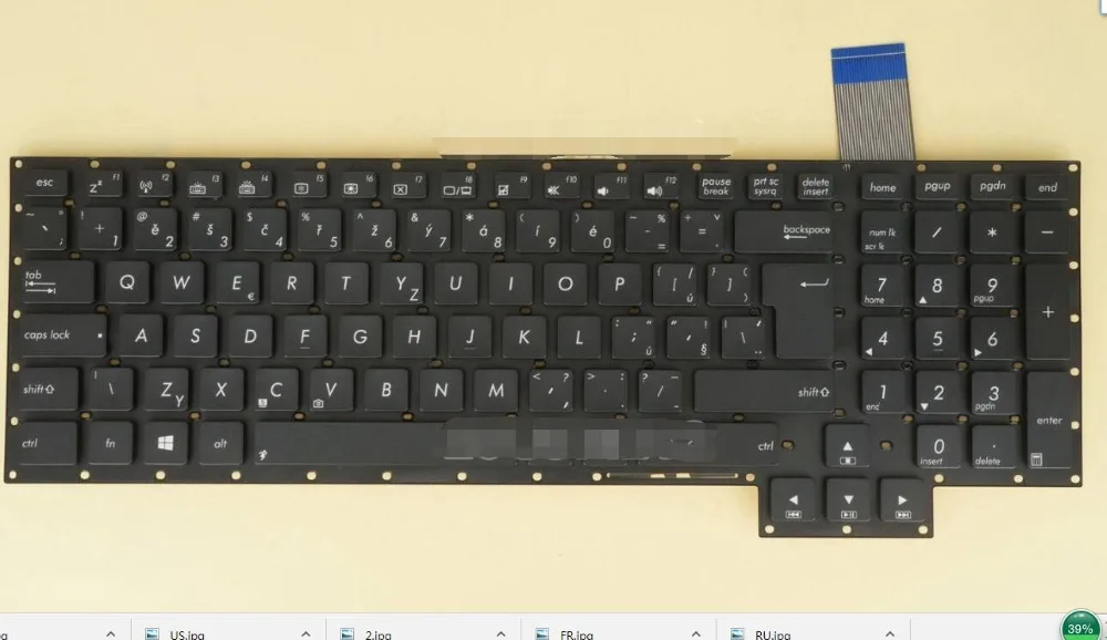 Клавиатура для ASUS G750 G750J G750JH G750JM G750JS G750JW G750JX G750JY G750JZ русский/Чешский/испанский/итальянский/канадский/испанский