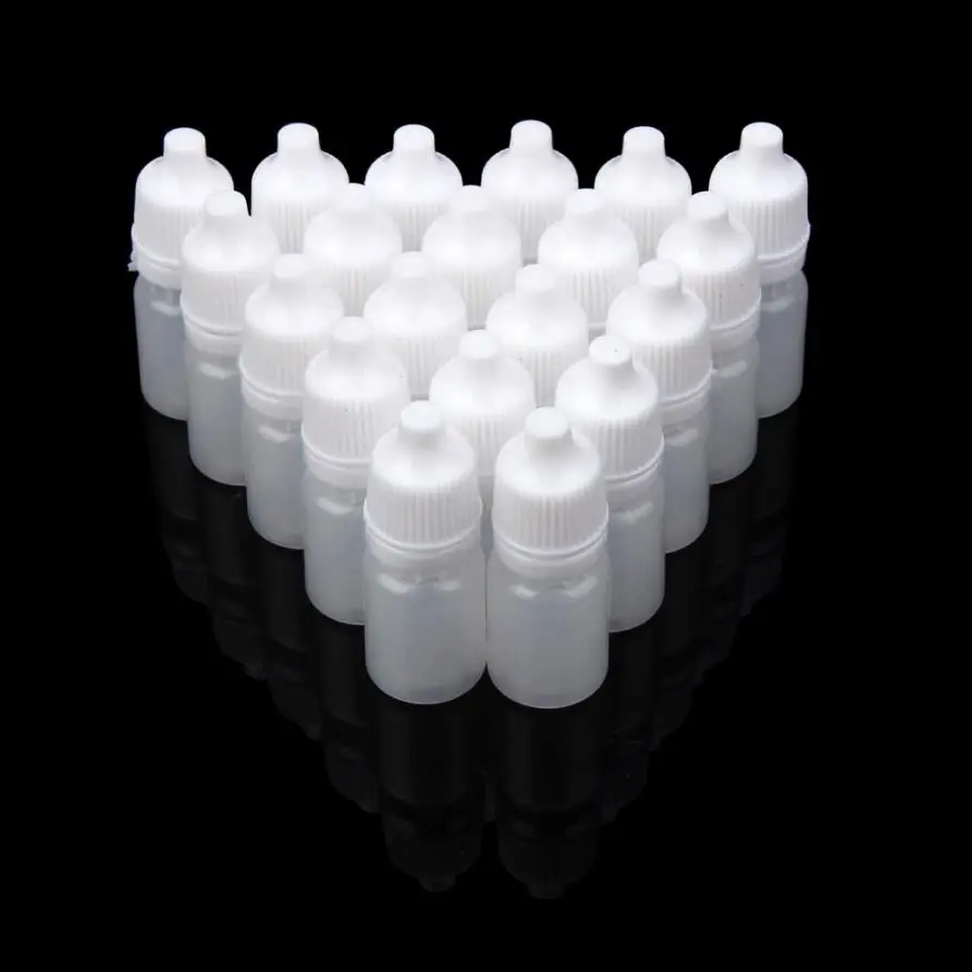 

Beautiful Women 25/50/100PCS 5ml Empty Plastic Squeezable Dropper Bottles Eye Liquid Dropper Oct 21