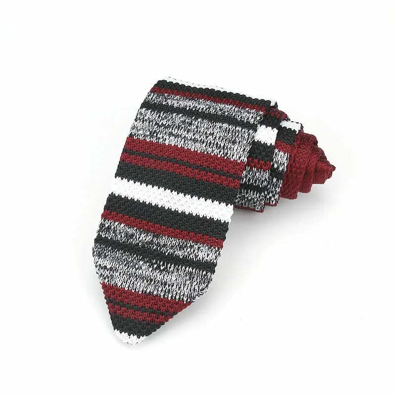 Новый стиль модный мужской красочный Вязаный Галстук Ianthe вязаные галстуки