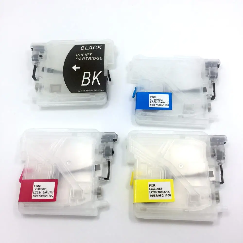 Многоразовый картридж YOTAT для чернил LC11 LC16 LC38 LC61 LC65 LC67 LC980 LC990 LC1100|refill hp 94 ink