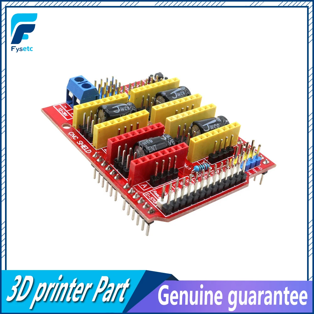Новый 3D принтер части A4988 Драйвер CNC Щит Плата расширения для Arduino V3 гравер