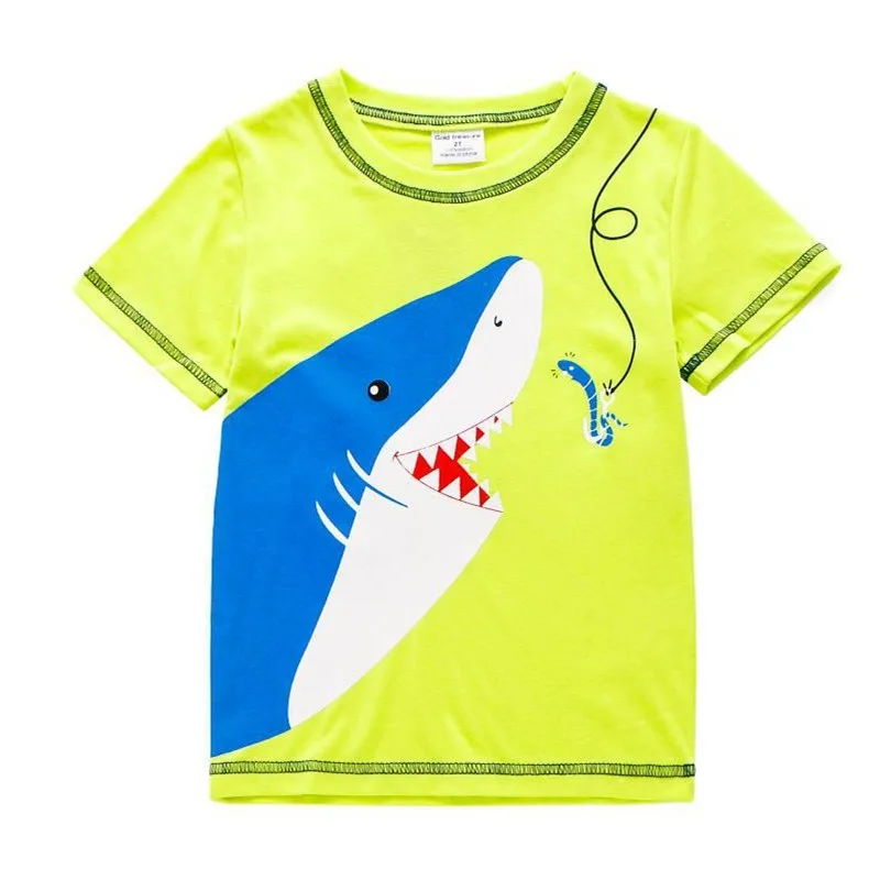 Новинка 2018 футболка для мальчиков популярная Стильная хлопковая с коротким