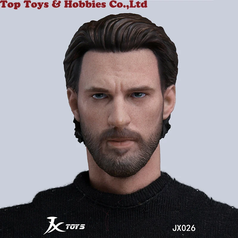 

1/6 scale Chirs Evens's head carving head sculpt cool male man star head carving model fit 12" action figure accessories