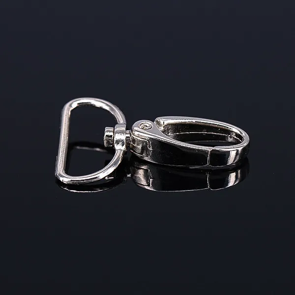 45*30mm Silver Plated Metal Trigger Snap Swivel Hardware Hook Clasp Sewing Supplies for Bag Key Ring 20piece/K386 | Дом и сад