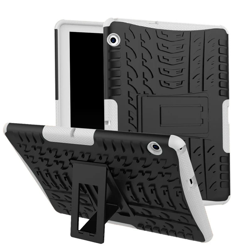 white Сверхпрочный Прочный чехол для планшета huawei MediaPad T3 10 AGS-W09/L09/L03 9,6 дюймов Чехол для Honor Play Pad 2 9,6 чехол+ подарок - Цвет: white