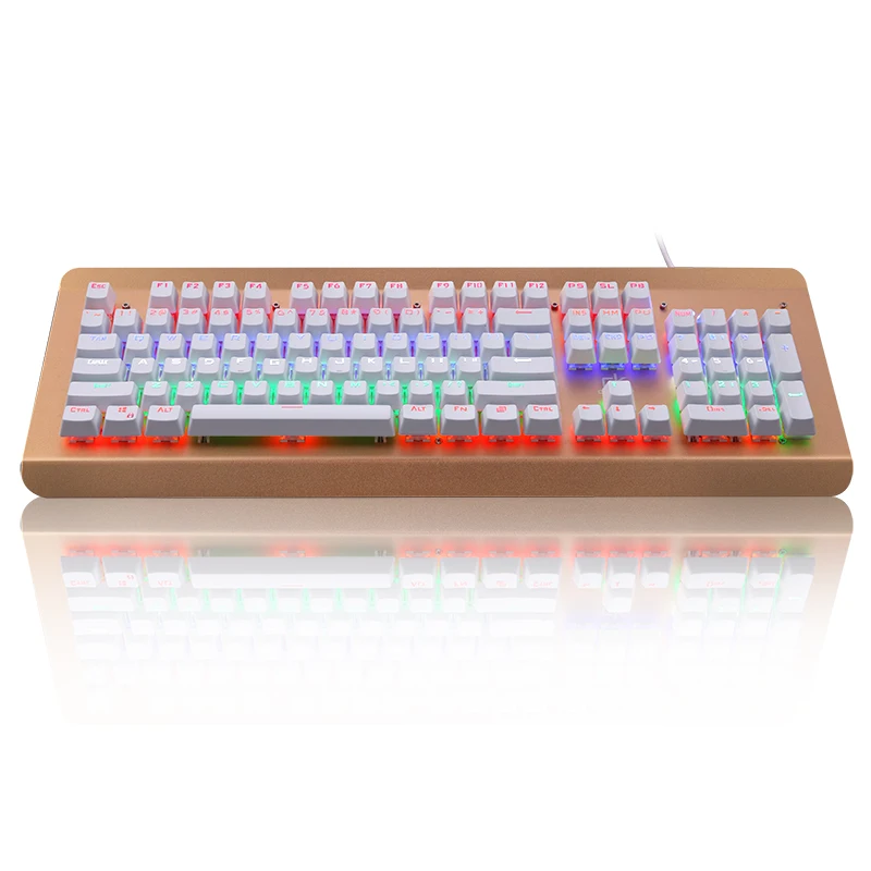 Gaming Keyboard Switchable Backlight Teclado Gamer with Mechanical 104 keys Blue Switch Keyboards Tablet Desktop | Компьютеры и офис