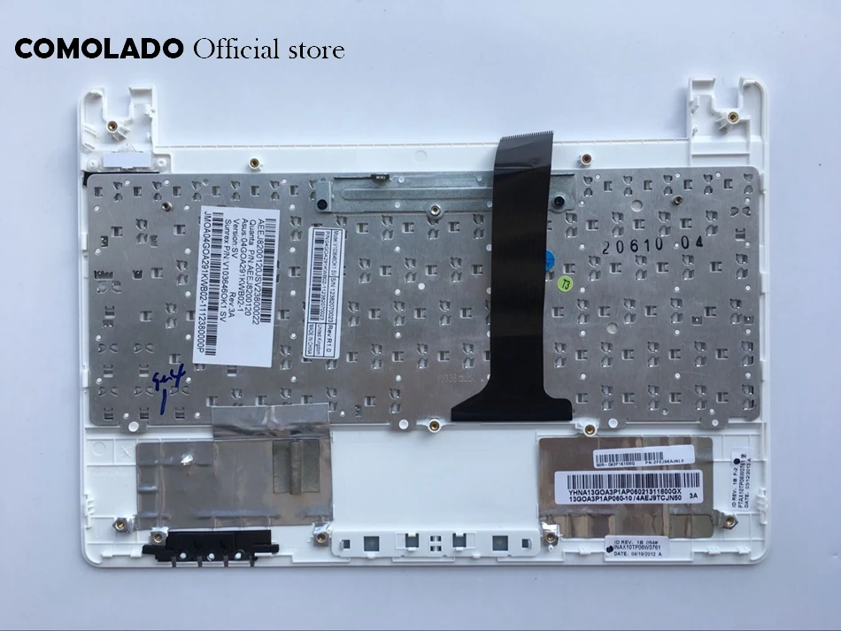 WB Западная балкана клавиатура для Asus EeePC SeaShell X101 X101H X101CH Whie с C корпусом клавиатуры