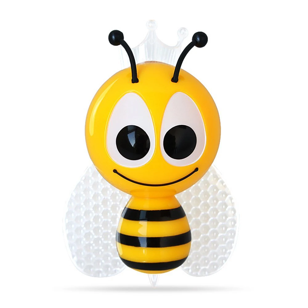 Датчик освещенности мультяшная пчела светодиодный ночник милый красочный вилка