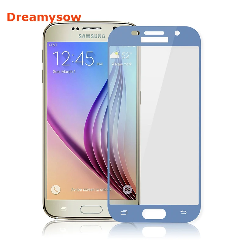 Закалённое стекло Dreamysow для Samsung Galaxy J730 J530 J3 A5 A3 A7 2017|glass for samsung|screen protector filmcolored glass |