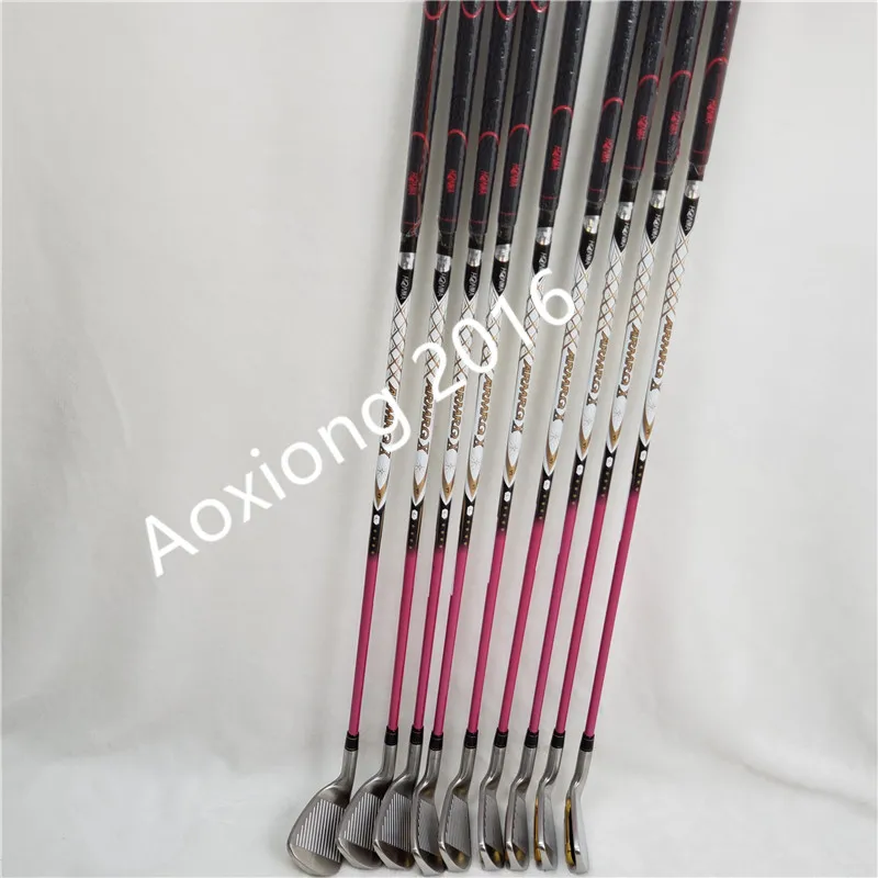 Женские клюшки для гольфа Полный комплект Honma Bere S-06 4 звезды наборы гольф-клуба Драйвер+ Фарватер+ гольф железо+ клюшки(13 шт
