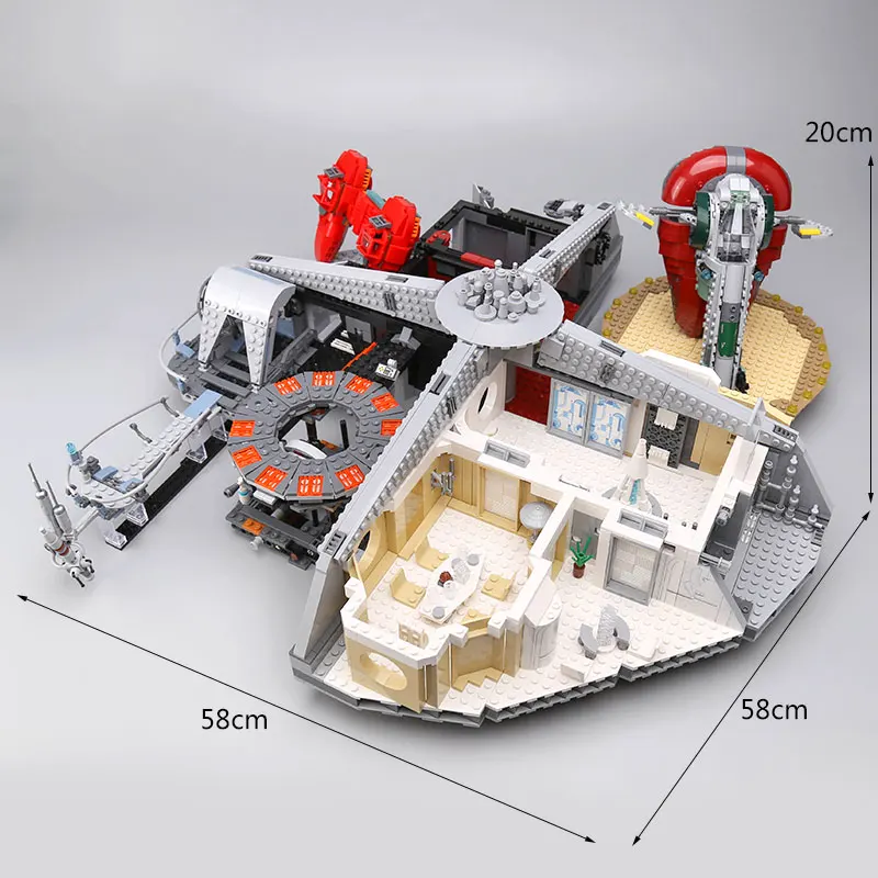 DHL 05151 Star Plan Wars серии Legoingly 75922 с изображением облаков над городом Набор