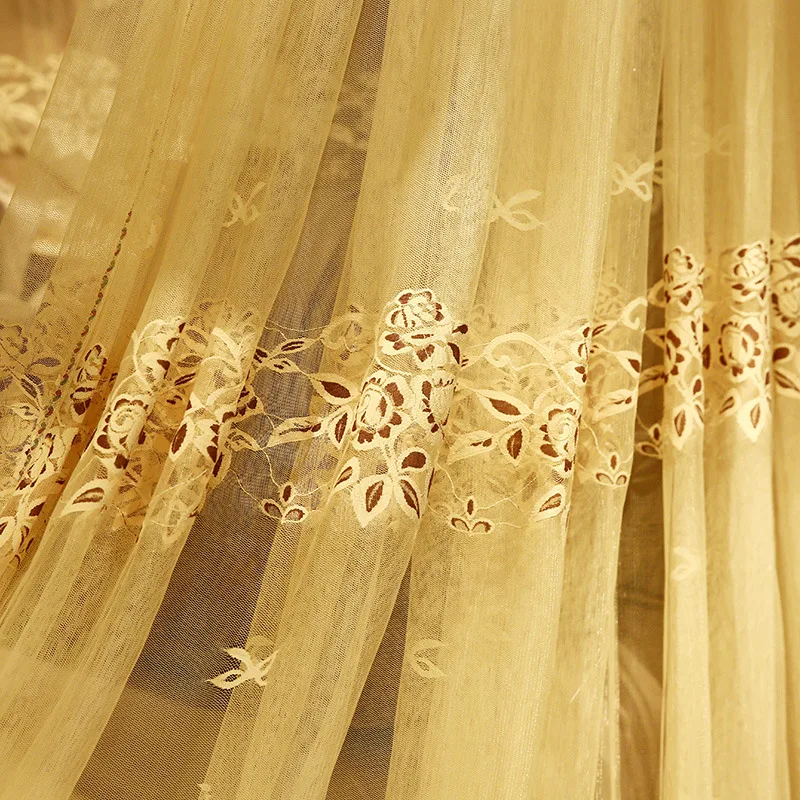 Роскошный Европейский Дворцовый стиль желтая розовая зеленая фиолетовая