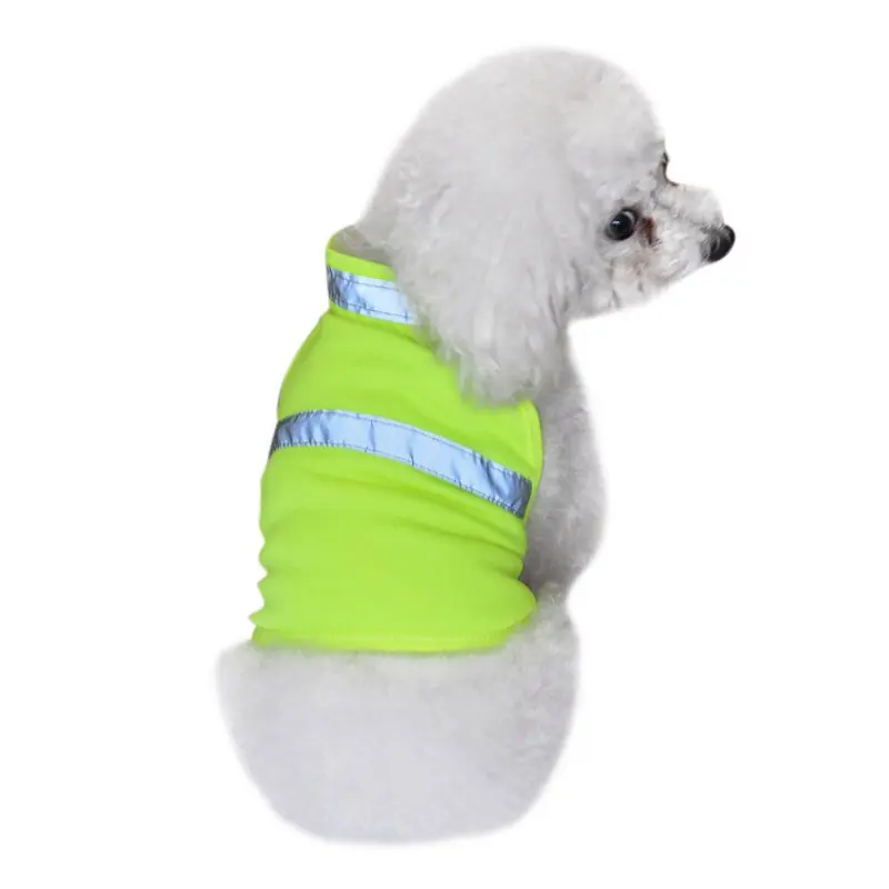 Светоотражающий Жилет для собаки флуоресцентная безопасная Одежда собак пальто