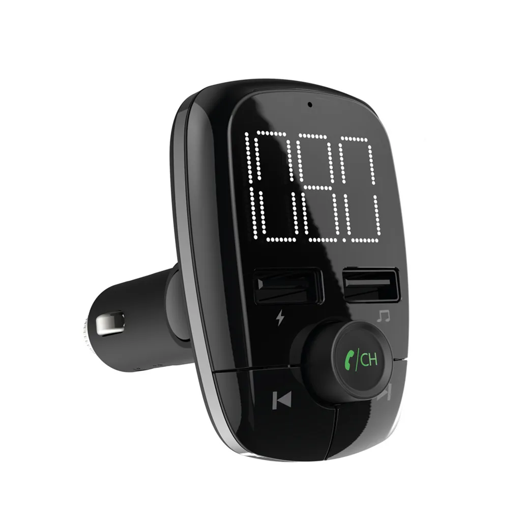 Беспроводной автомобильный Bluetooth передатчик Автомобильный дисплей MP3 двойное USB