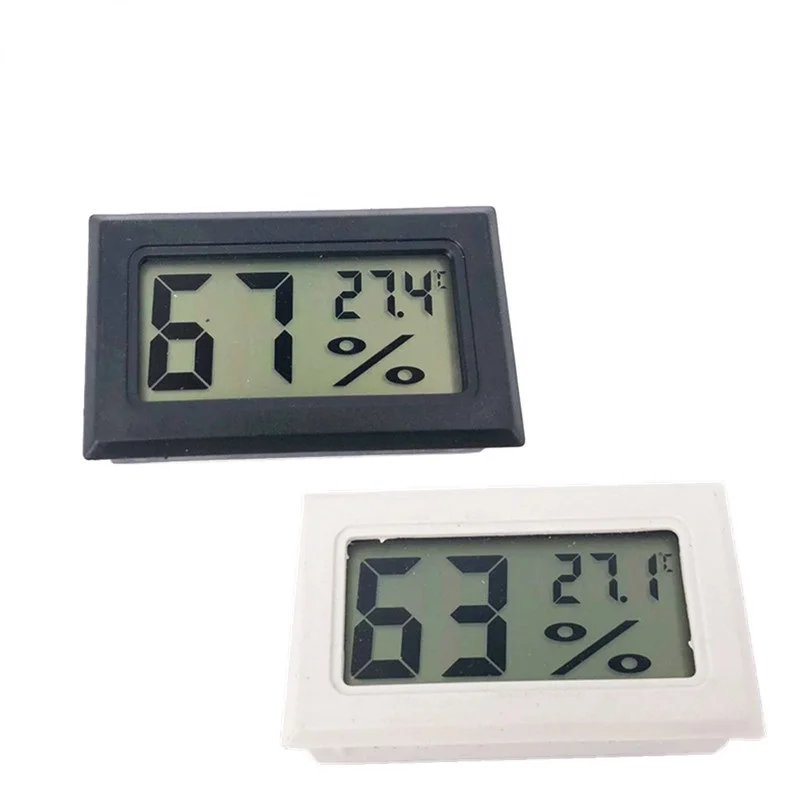Новый 1 шт. Мини цифровой LCD Крытый удобный датчик температуры измеритель