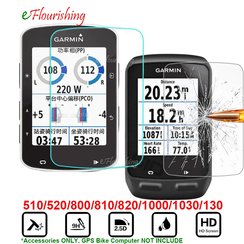 Защитная пленка из закаленного стекла для Garmin edge 510/520/800/810/820/1000/1030/130 ЖК дисплей