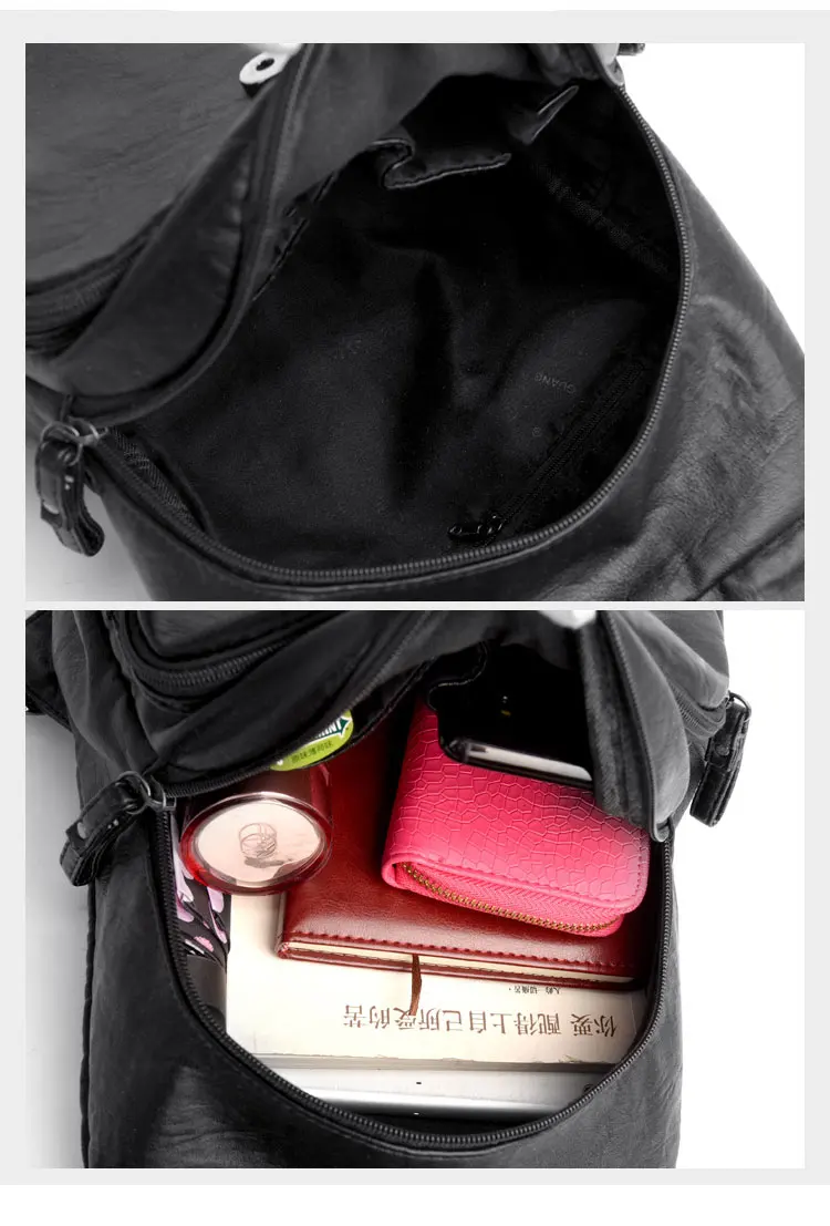Sac A Dos женский рюкзак женские кожаные сумки на плечо для женщин большая емкость школьная сумка для девочек Mochila Feminina рюкзак для путешествий