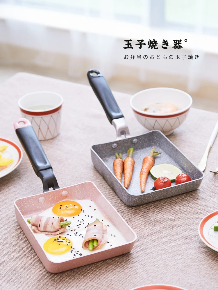 Японский стиль Tamagoyaki антипригарная тысяча многослойный для яиц рулон мини
