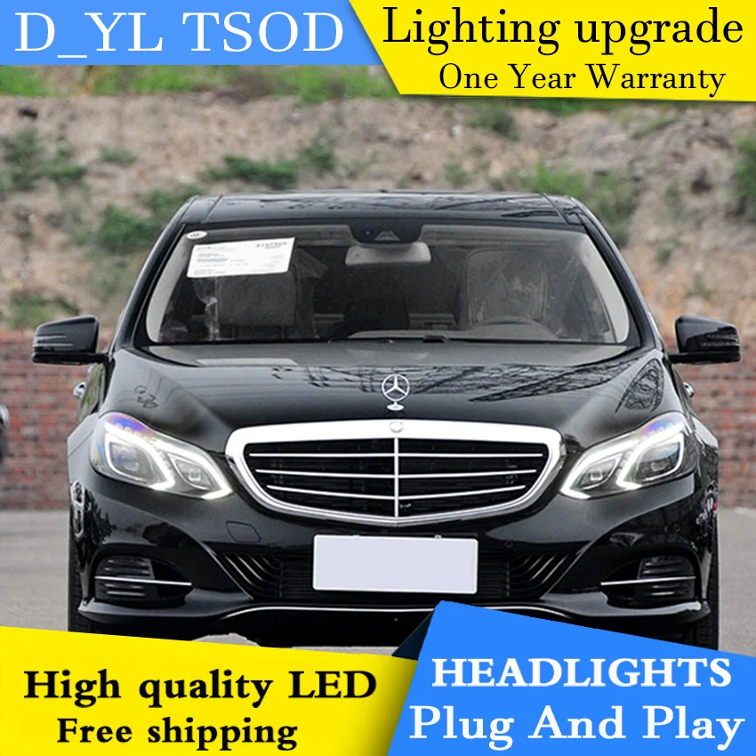 Стайлинга автомобилей головной светильник s для Benz e класс 2015 светодиодный