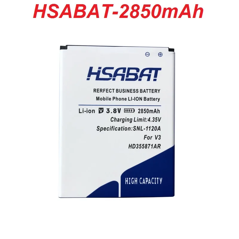 Аккумулятор HSABAT 2850 мАч высококачественный аккумулятор HD355871AR для iNEW V3 V3C + V3Plus /V3 PLUS