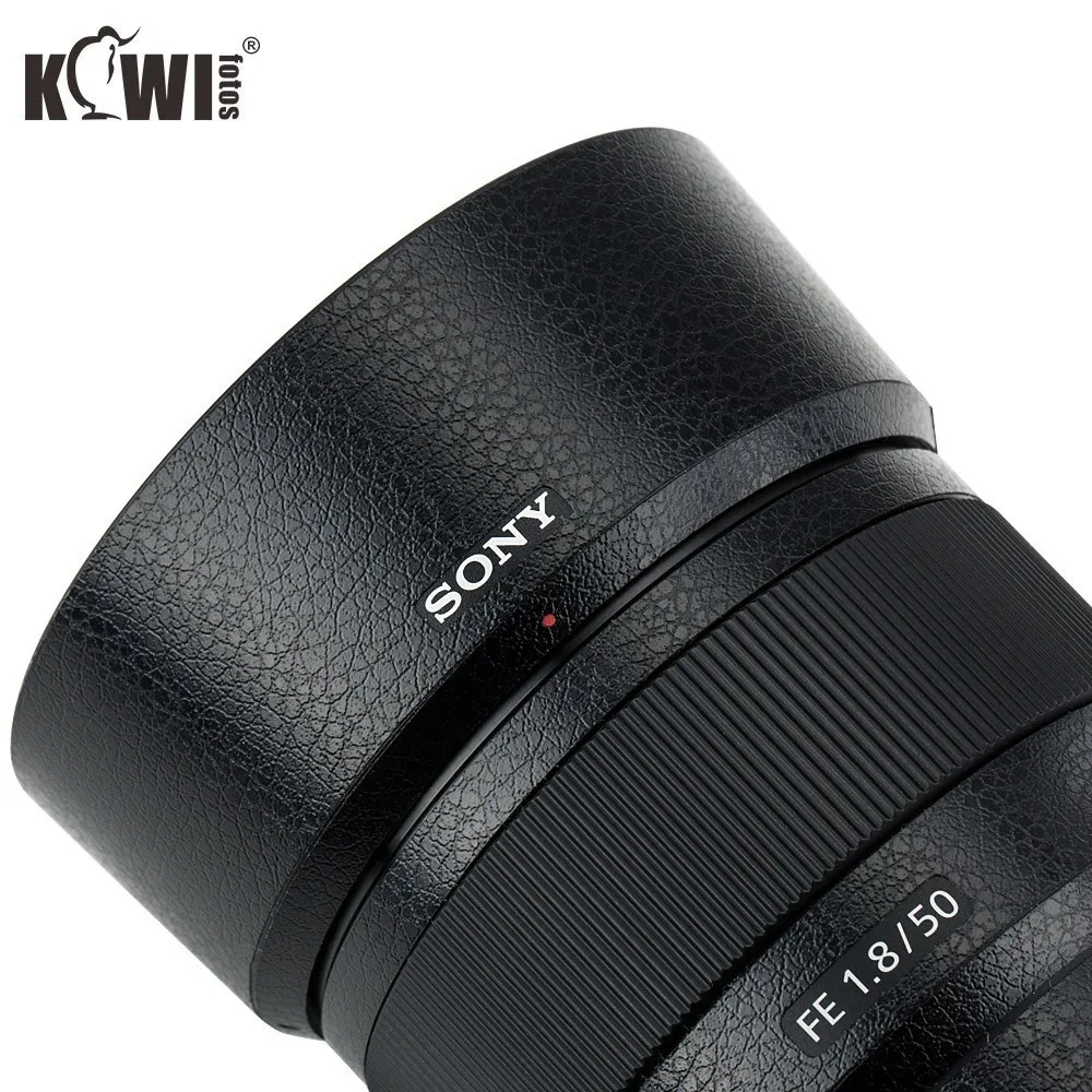 KIWIFOTOS KS SEL50F18FL текстура кожи Защитная пленка защита объектива для sony FE 50 мм f/1 8