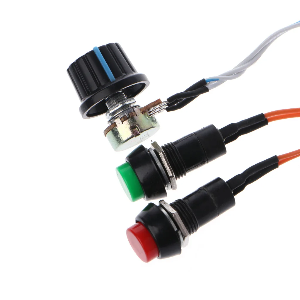 1 шт. DC 6V12V 24 В ШИМ DC регулятор скорости двигателя Переключатель линейного привода