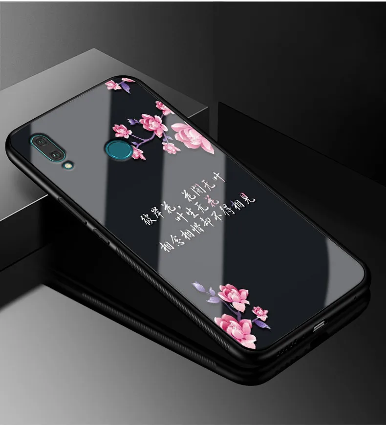 06 Для huawei P Smart чехол для оргстекло PC чехол для телефона черный ТПУ бампер для huawei Honor 10 Lite Крышка P Smart 6,21 - Цвет: 06