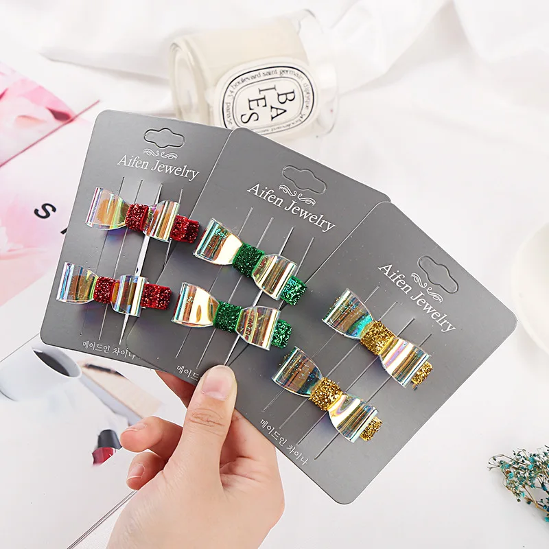 Новые Красочные заколки для волос с зажимами 2 шт. аксессуары девочек корейские