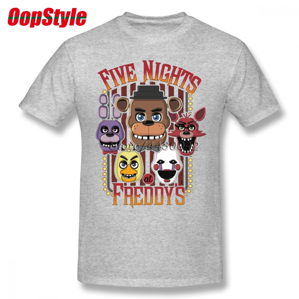 Five Nights At Freddy взрослая футболка для отдыха летние топы мужчин короткий рукав