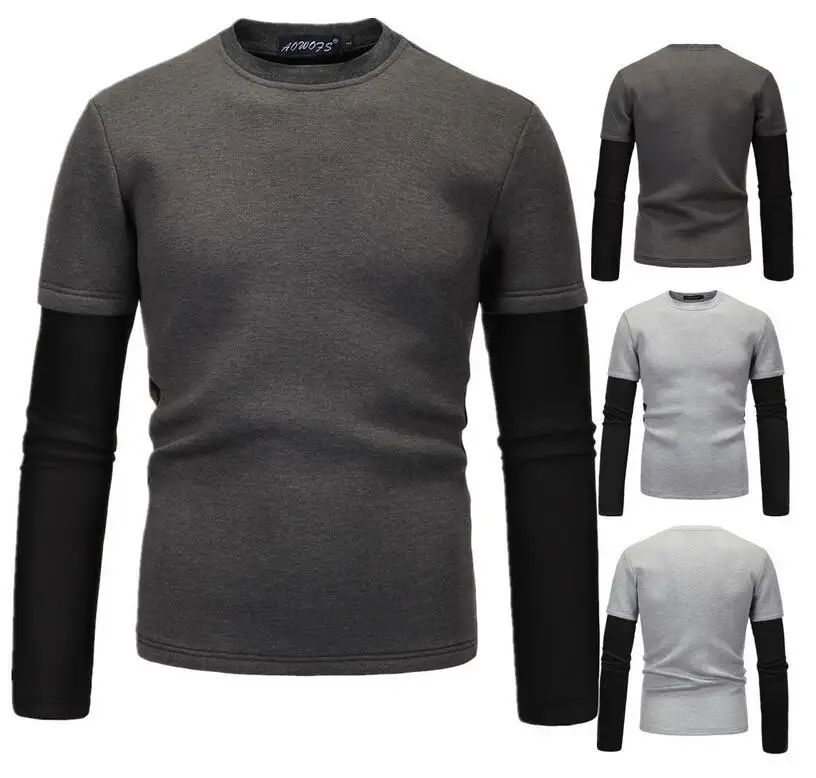 Новинка 2017 года модные толстовки с капюшоном брендовая Для мужчин поддельные