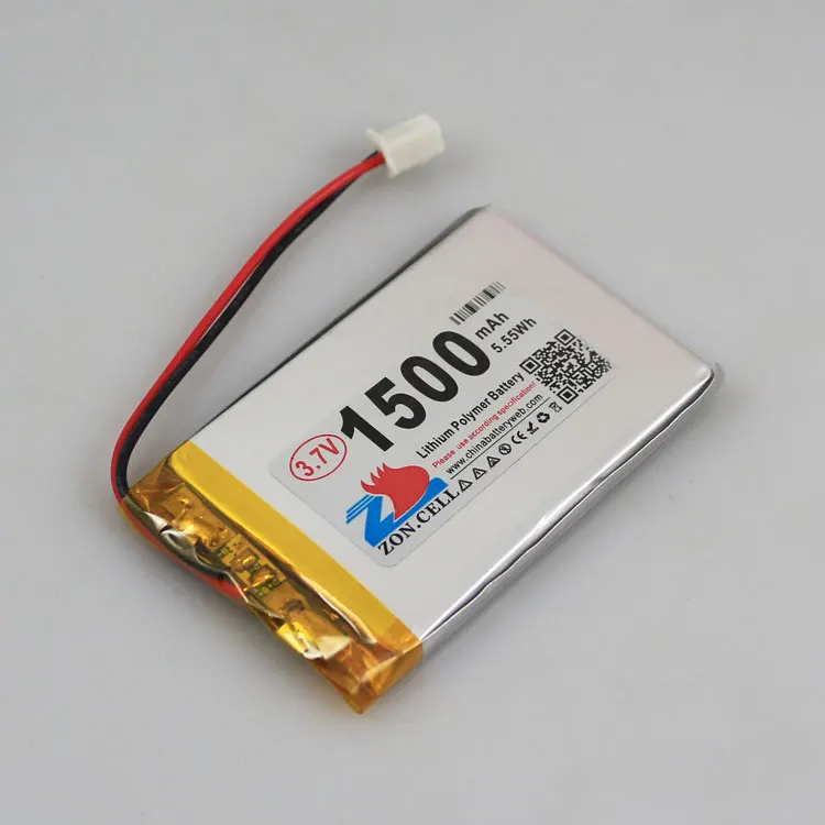 Доставка в 1500mAh 3 7 V литий полимерный аккумулятор 453580 домашнего интерьера 443481