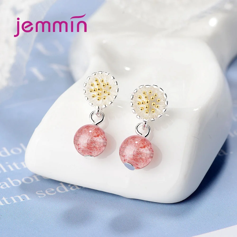 Ladies Fashion Jewelry Simple Novel Style Pop 925 Sterling Silver Earrings For Women Best Wedding Free Shipping | Украшения и