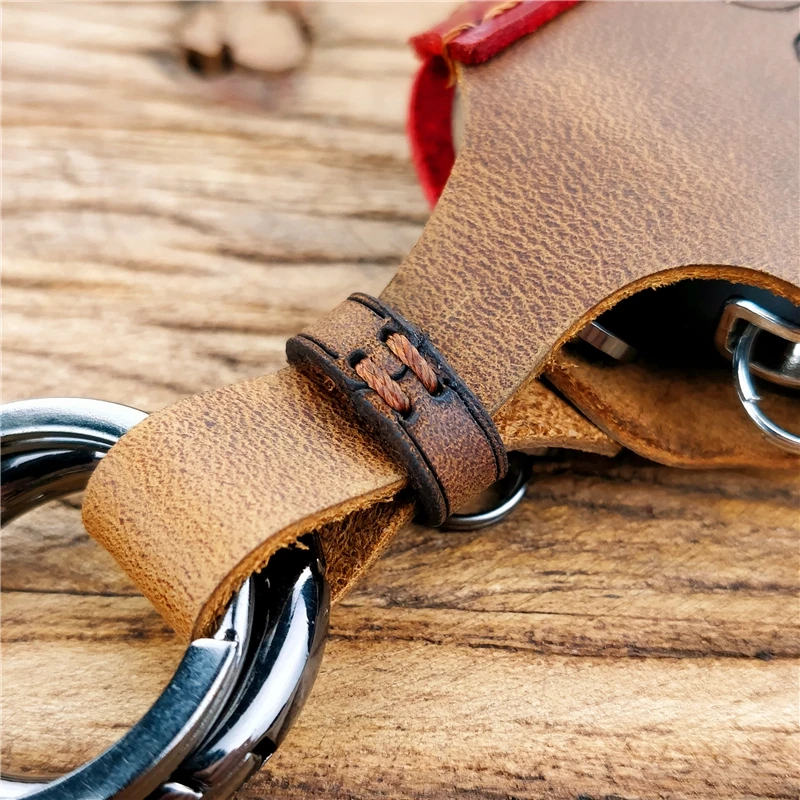 Кожаный чехол держатель для ключей в подарок Land Range Rover Sport Discovery Evoque Freelander2 JAGUAR XE XF