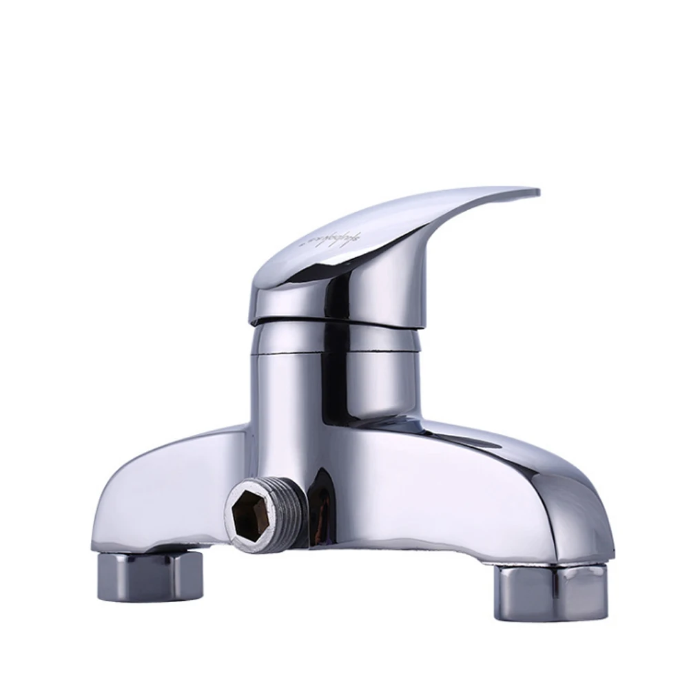 Chrome shower tap ETONTECK смеситель для душа, кран для горячей и холодной воды, смесительный клапан, хромированный кран, настенный кран для ванной комнаты, настенный кран для ванны - Цвет: Chrome shower tap