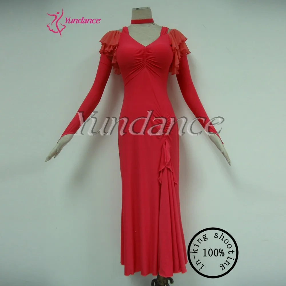

Modern New Style Long Sleeve Evening Dress Plus Size Ballroom Dress M-60