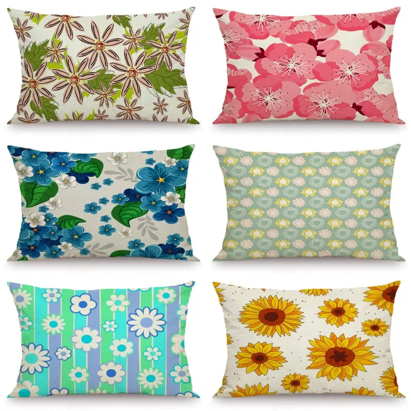 

XUNYU 30 Х5 0 см/40 х60 см наволочка с мультяшными цветами наволочки декоративные наволочки для дивана спальни JX031