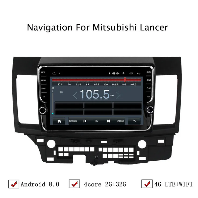 10 1 &quotAndroid 6 0/8 Автомобильная dvd-навигационная система для Mitsubishi Lancer 2007 2008 2009 2010