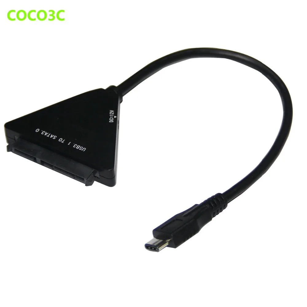 USB 3.1 Тип c SATA 3.0 Женский 2.5 &quot3.5&quot SSD Кабель адаптер для Macbook C 6 ГБ HDD конвертер