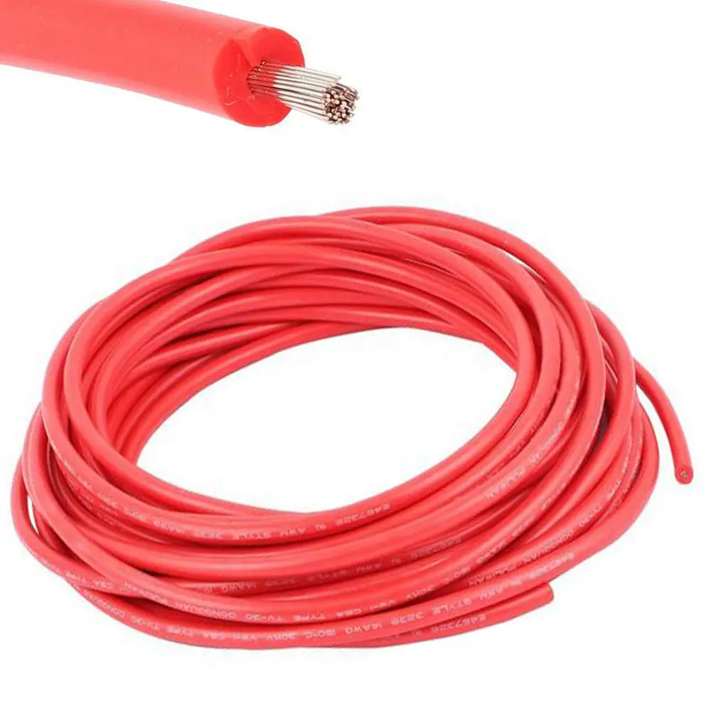 Silicone Wire Super flexible high temperature High Voltage Cable - 22AWG 40KV | Electrical Wires