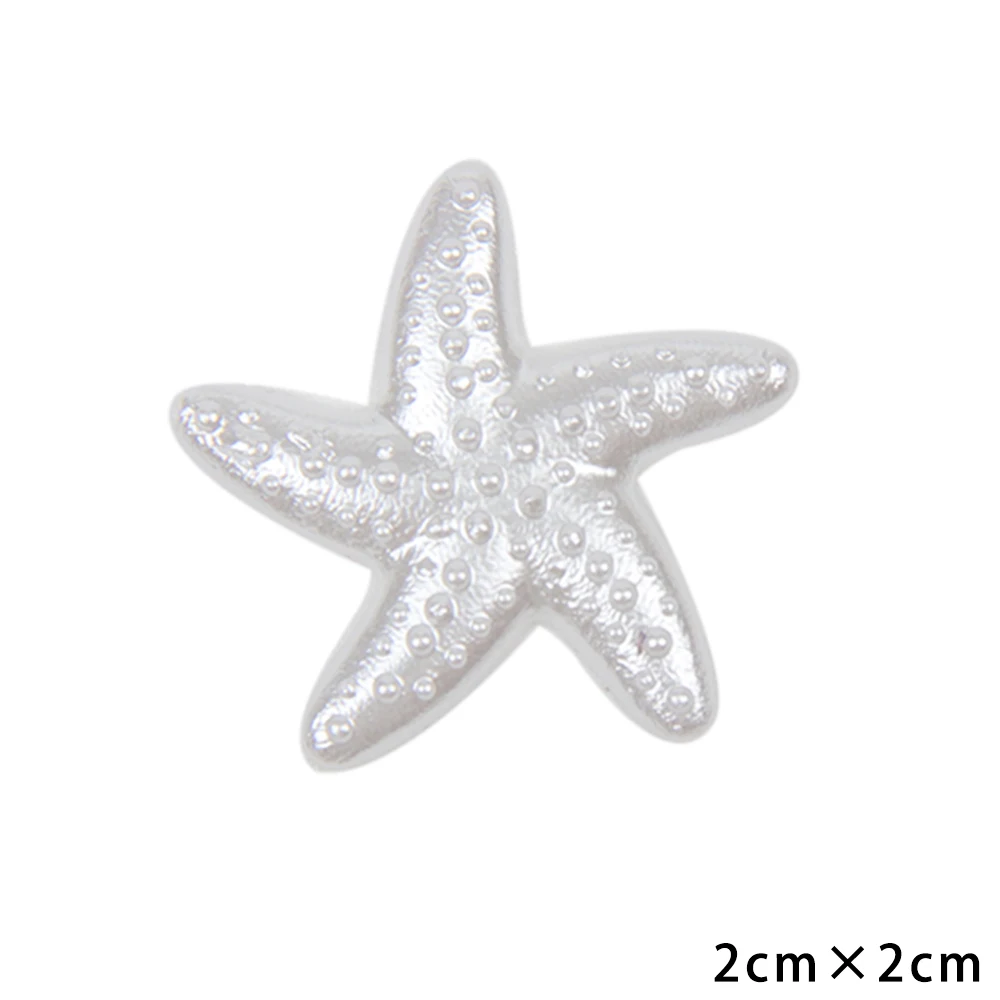 Ободок 20 мм Полимерная Морская звезда Flatback имитация жемчуга DIY ювелирные изделия